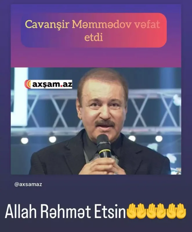 Lalədən qalmaqal yaşadığı Cavanşir Məmmədovla bağlı paylaşım