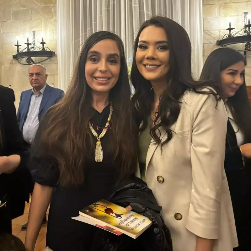 Oksana Leyla Əliyeva ilə