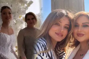 Xalq artisti qızının toyunda...