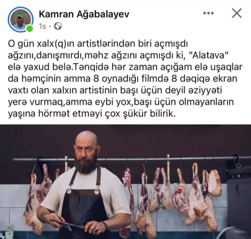 “Başı üçün deyil əziyyəti yerə vurmaq”