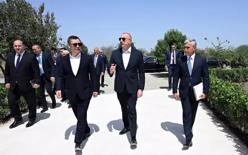 Prezidentlərin Ağdama səfərindən maraqlı fotolar