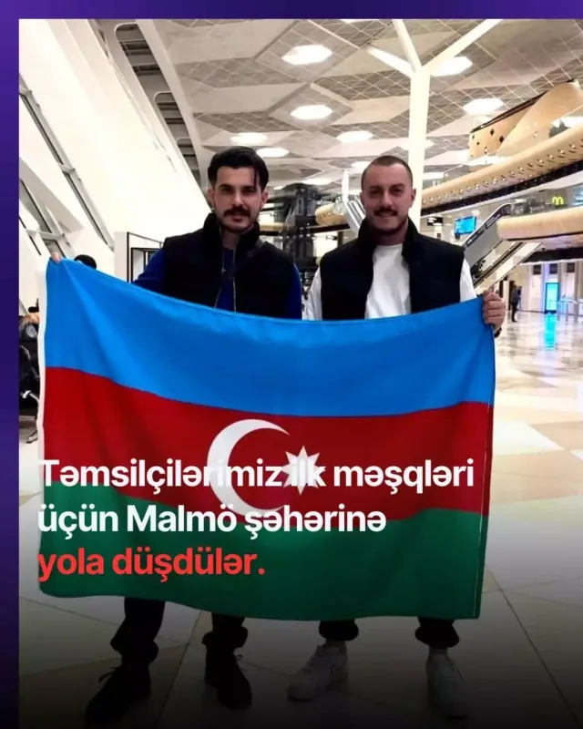 İlkinlə Fahree Malmöyə yola düşdü!