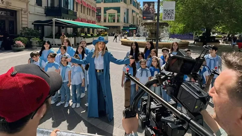 Bakının mərkəzində Röya Ayxan coşğusu...