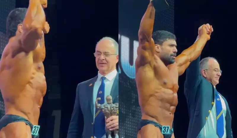 Xanəndə Bodibildinq üzrə qalib oldu!