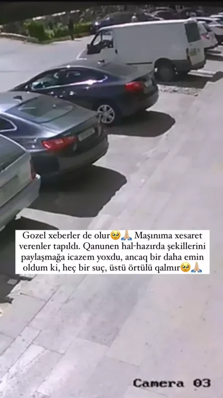 Şəfəqin maşınına xəsarət yetirən şəxslər tapıldı