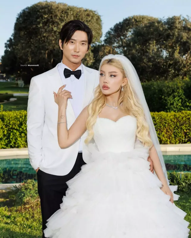 Azərbaycanlı model koreyalı bəylə ailə qurdu