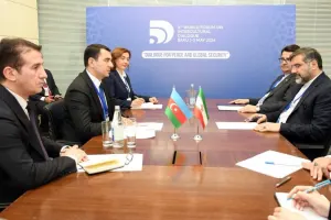 Mədəniyyət naziri iranlı həmkarı ilə görüşdü