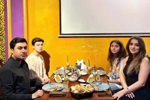 İlk dəfə xanımını paylaşdı