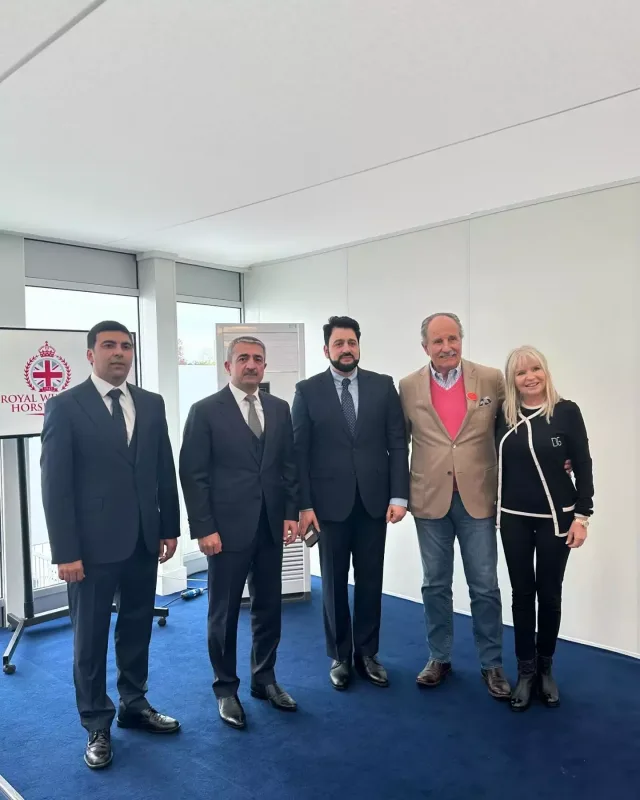 Elçin Quliyev, Yusif Eyvazov və Kral Çarlz bir arada