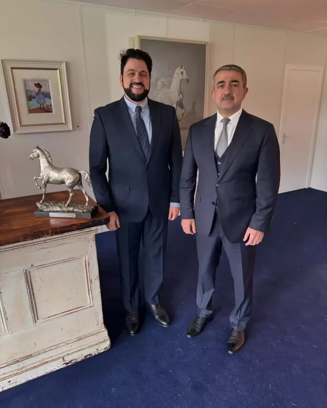 Elçin Quliyev, Yusif Eyvazov və Kral Çarlz bir arada