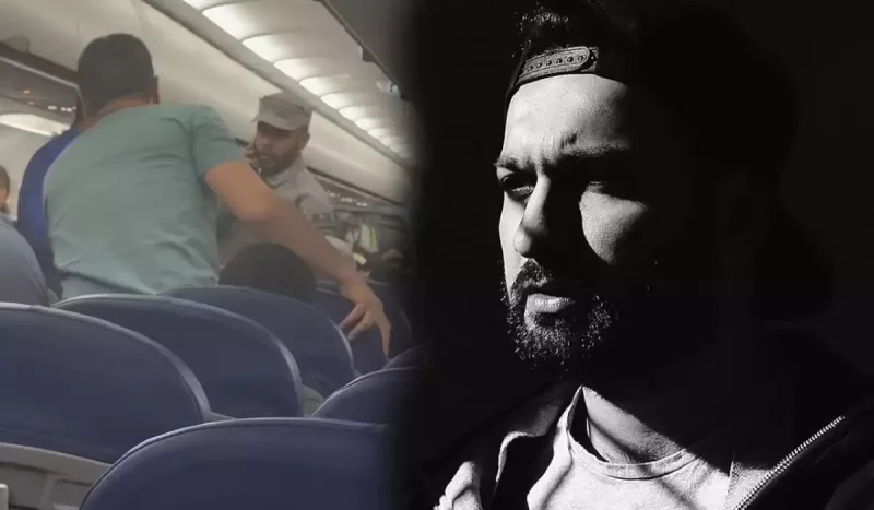 Təyyarədə dava düşdü, 4 saat çıxa bilmədilər