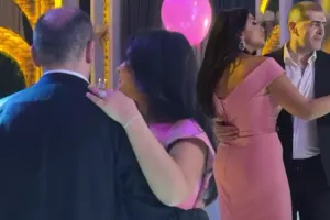 Tunar oğlunun toyunda xanımı Ülviyyə ilə