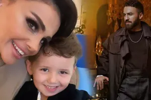 Zamiq məclisə oğlu ilə qatıldı - Video