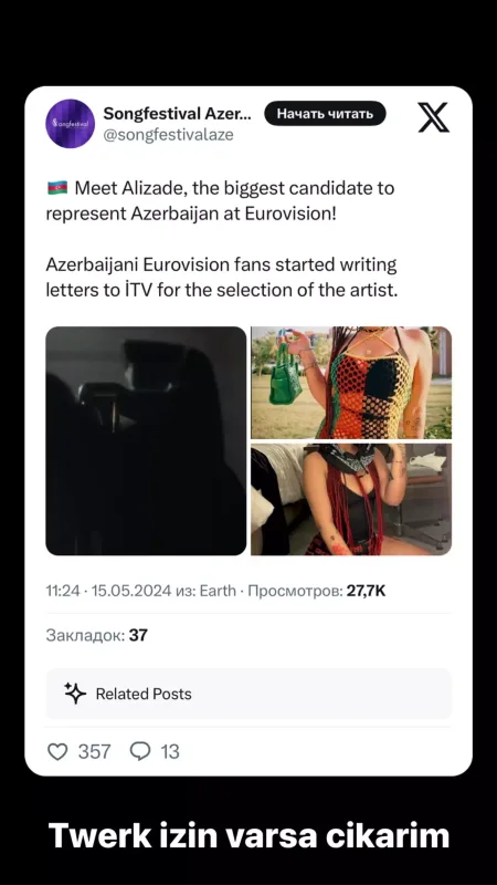 Fanlar Avroviziyada Alizadeni görmək istəyir!