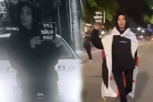 Günay Gürcüstanda mitinqdə iştirak etdi