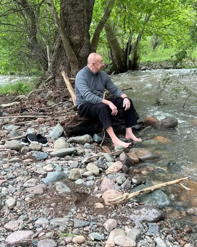 Mehriban Əliyevanın Zəngilandan paylaşımları...