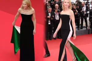 Qırmızı xalıda Fələstin bayrağı!