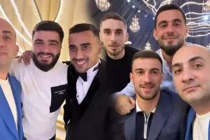 Azərbaycanlı futbolçunun toyu oldu
