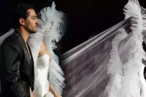 Podiumda birgə addımladılar