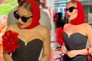 Tünzalə Ağayeva Moda Həftəsində tərzi ilə diqqət çəkdi