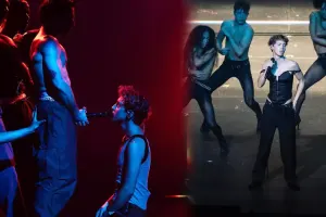 Səhnə şousu diqqət çəkdi