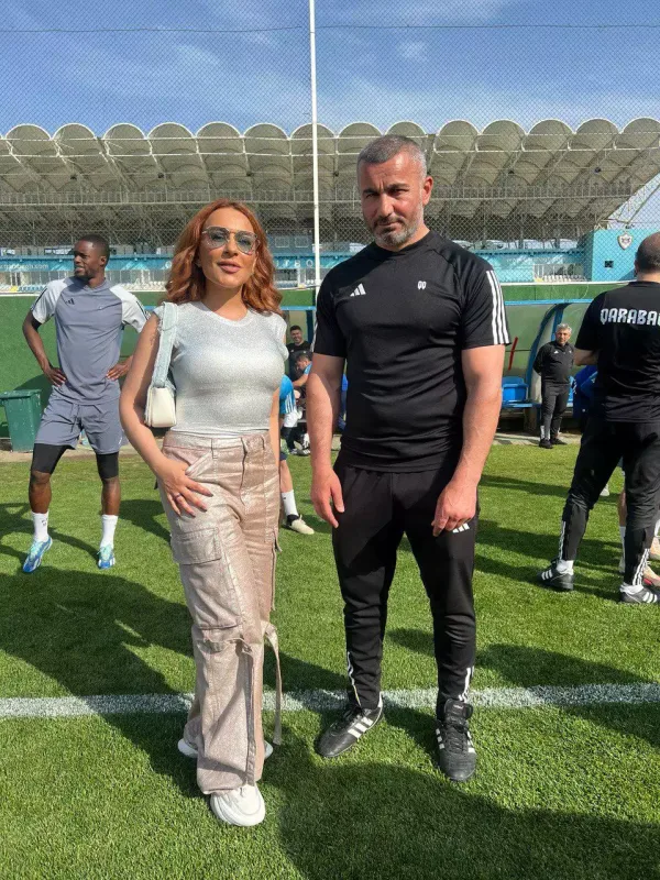 Tünzalə “Qarabağ” klubu ilə görüşdü