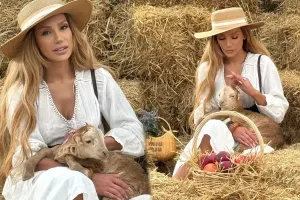 Röya Ayxanın yeni klipinin çəkilişindən fotolar