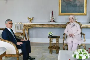 Anar Ələkbərov İstanbulda Əminə Ərdoğanla görüşdü