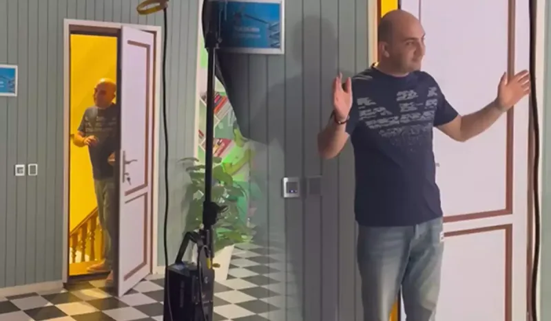 Nicatı çəkilişdə təbrik etdilər