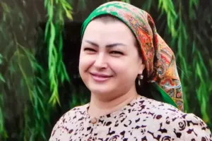 Firəngiz Mütəllimova “Qala” filminin çəkilişində