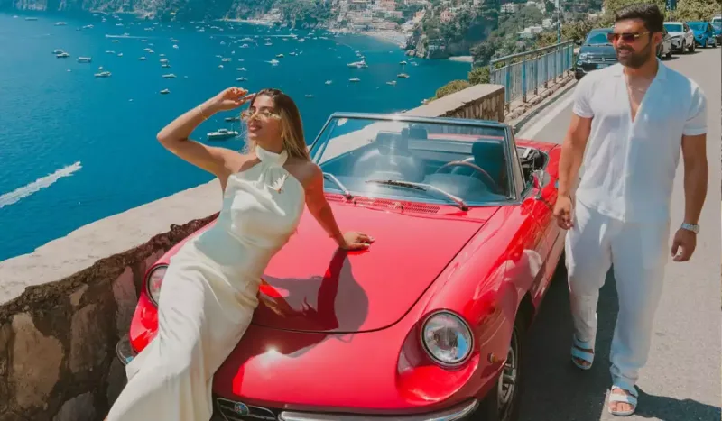 İtaliya tətilində ad günü!