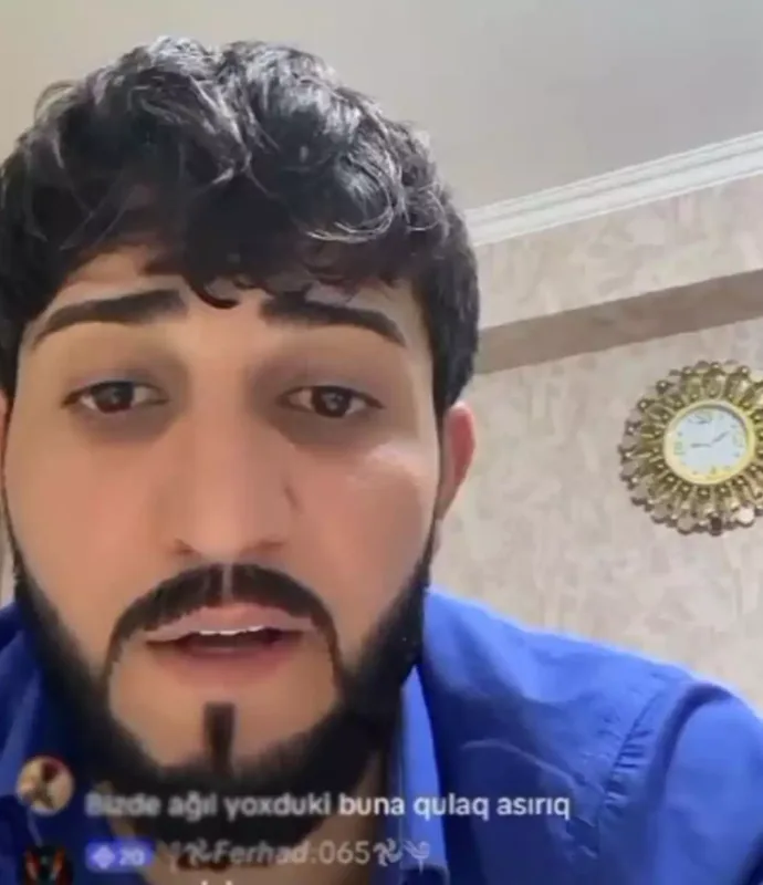 Azərbaycanlı tiktoker həbs olundu - Foto