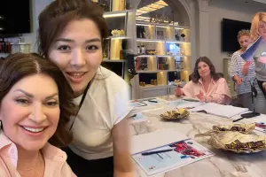 Sənubər İsgəndərli qazax filminə çəkilir