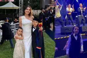 Mustafa Sandal Safuranın oğlunun məzuniyyətində!