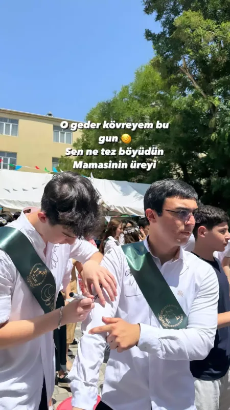 Renka oğlunun Son zəngində kövrəldi