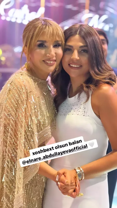 Elnarə Abdullayevanın qızının toyundan - Görüntülər