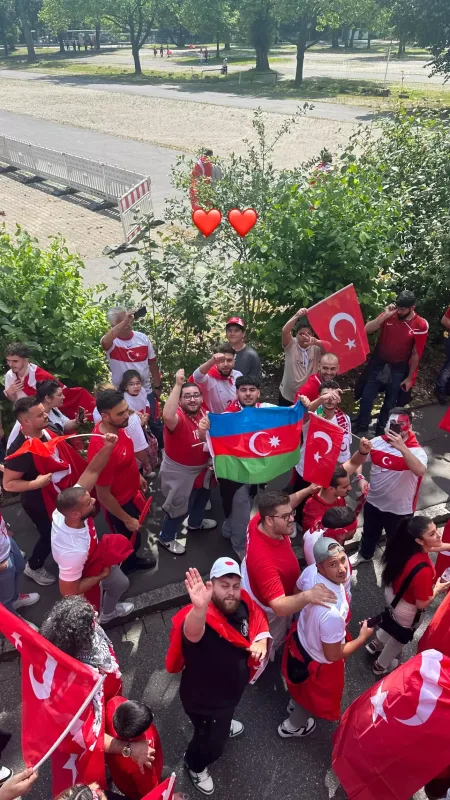 Azərbaycanlı reper Türkiyə-Portuqaliya matçında