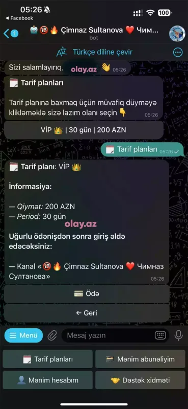 Çimnaz çılpaq şəkillərini bu qiymətə satışa çıxardı