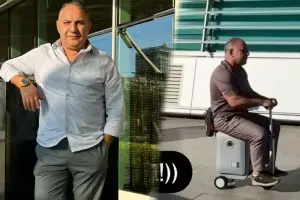 Ədalət Şükürovun hava limanında maraqlı anları