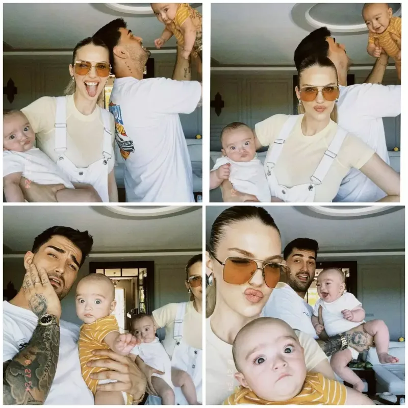 İbrahim Tatlısesin əkiz nəvələri ilk dəfə!