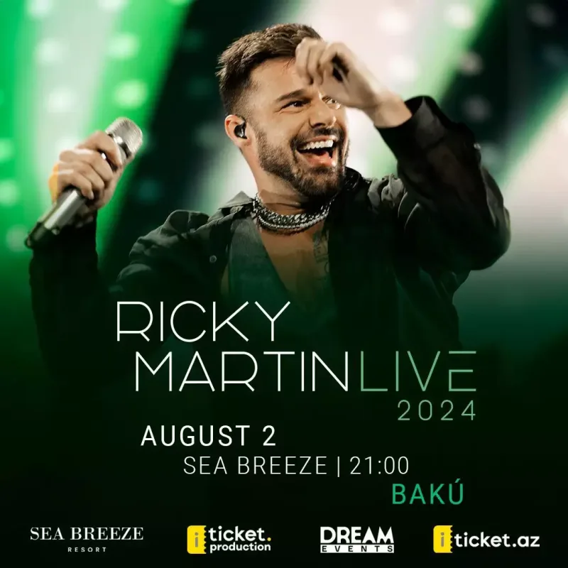 Riki Martinin Bakı konsertinin biletləri bu qiymətədir