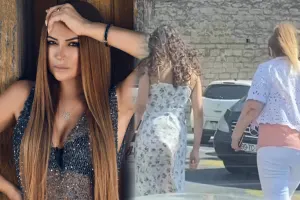 Nigarın anası və qızları...