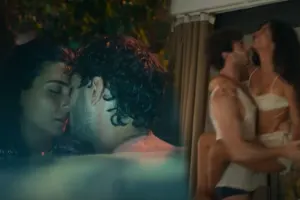 Fraqmentə öpüşmə səhnəsi damğa vurdu