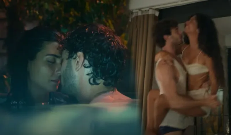 Fraqmentə öpüşmə səhnəsi damğa vurdu