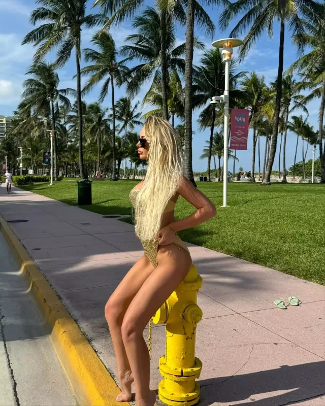 Petek Dinçözün Mayami istirahəti