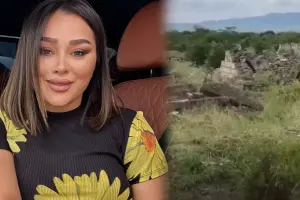 Xatirənin Xankəndidəki evinin dağıntısı