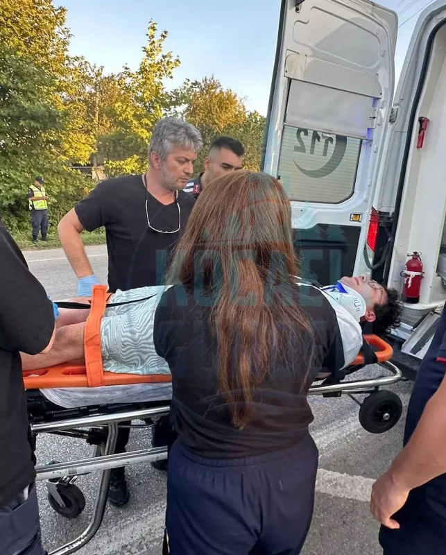 Enes Batur qəzaya düşdü