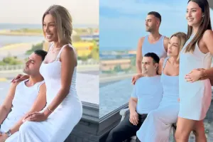 Röya Ayxanın ailə fotoları