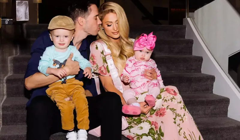 Perisdən ailəsi ilə fotolar