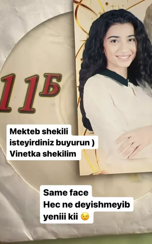 Səmra məktəb illərində...